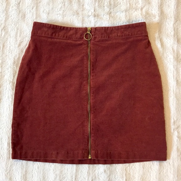 F21 Corduroy Mini Skirt - Picture 4 of 7